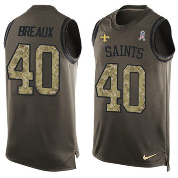 Delvin Breaux New Orleans Saints green Salute To Service jersey