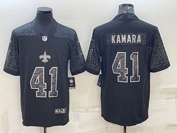 Alvin Kamara New Orleans Saints black Limited jersey