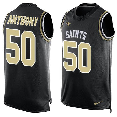 Stephone Anthony New Orleans Saints black Limited jersey