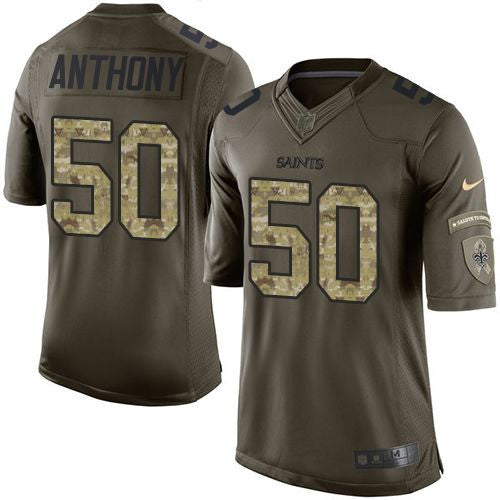 Stephone Anthony New Orleans Saints green Salute To Service jersey