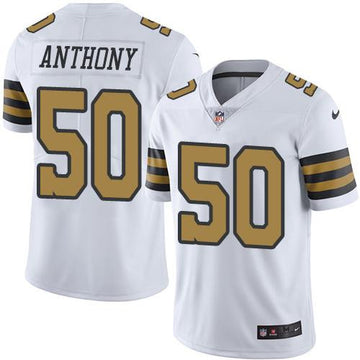 Stephone Anthony New Orleans Saints white Limited jersey