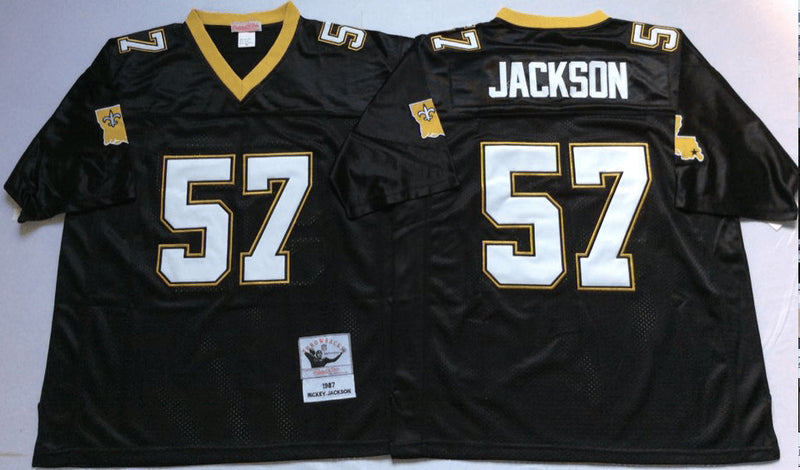 Rickey Jackson New Orleans Saints black Throwback jersey