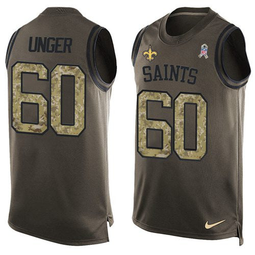 Max Unger New Orleans Saints green Salute To Service jersey