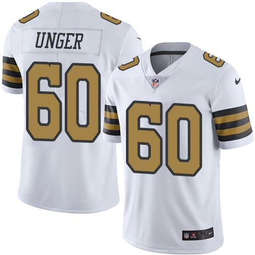 Max Unger New Orleans Saints white Limited jersey