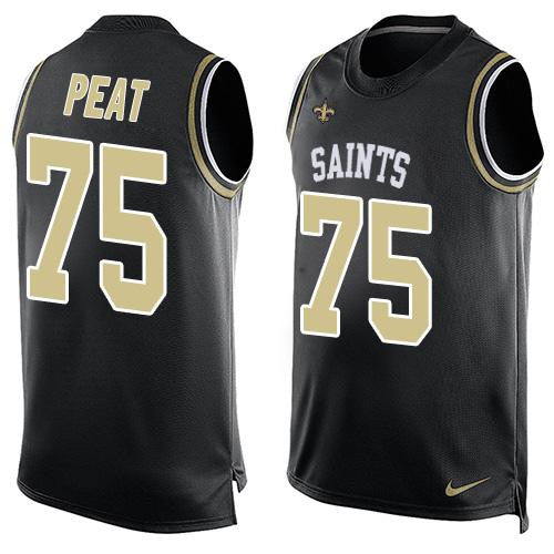 Andrus Peat New Orleans Saints black Limited jersey