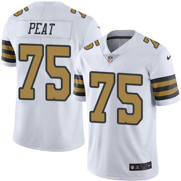 Andrus Peat New Orleans Saints white Limited jersey