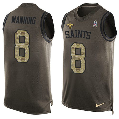 Archie Manning New Orleans Saints green Salute To Service jersey