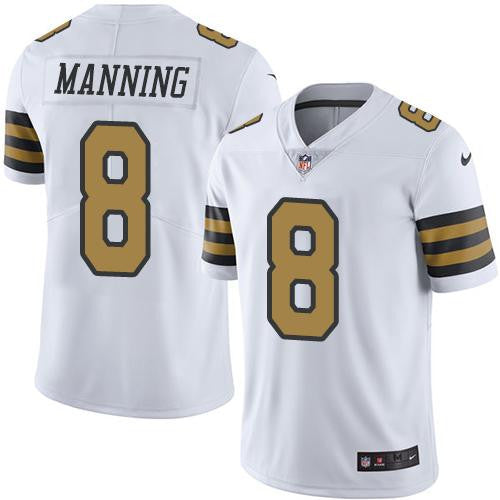 Archie Manning New Orleans Saints white Limited jersey