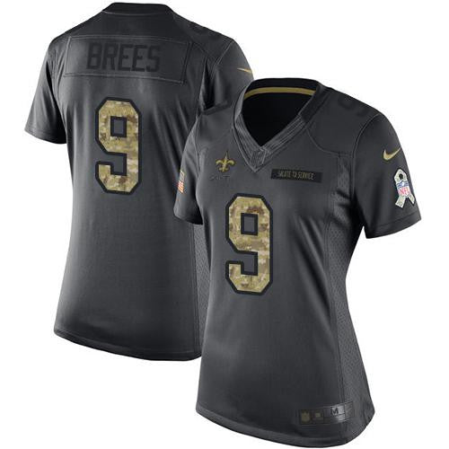 Drew Brees New Orleans Saints black Salute To Service jersey