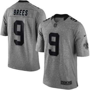Drew Brees New Orleans Saints gray Limited jersey