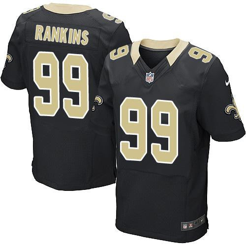 Sheldon Rankins New Orleans Saints black Elite jersey