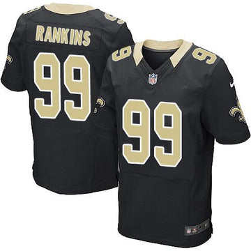 Sheldon Rankins New Orleans Saints black Elite jersey