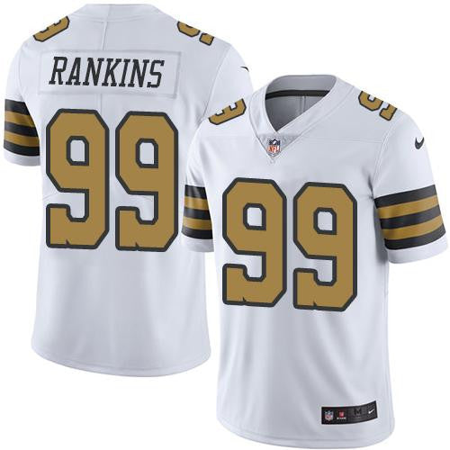 Sheldon Rankins New Orleans Saints white Limited jersey