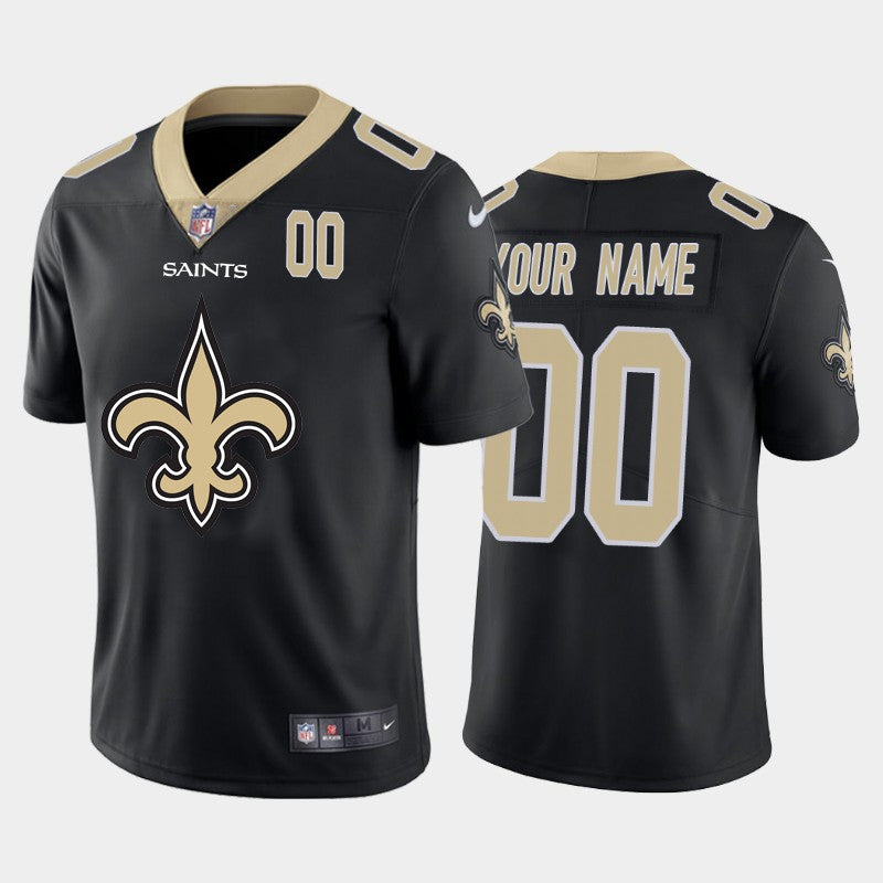 Custom New Orleans Saints black Untouchable jersey