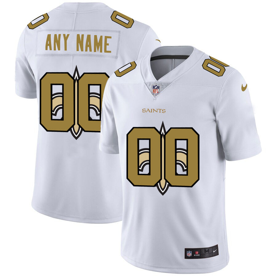 Custom New Orleans Saints white Untouchable jersey
