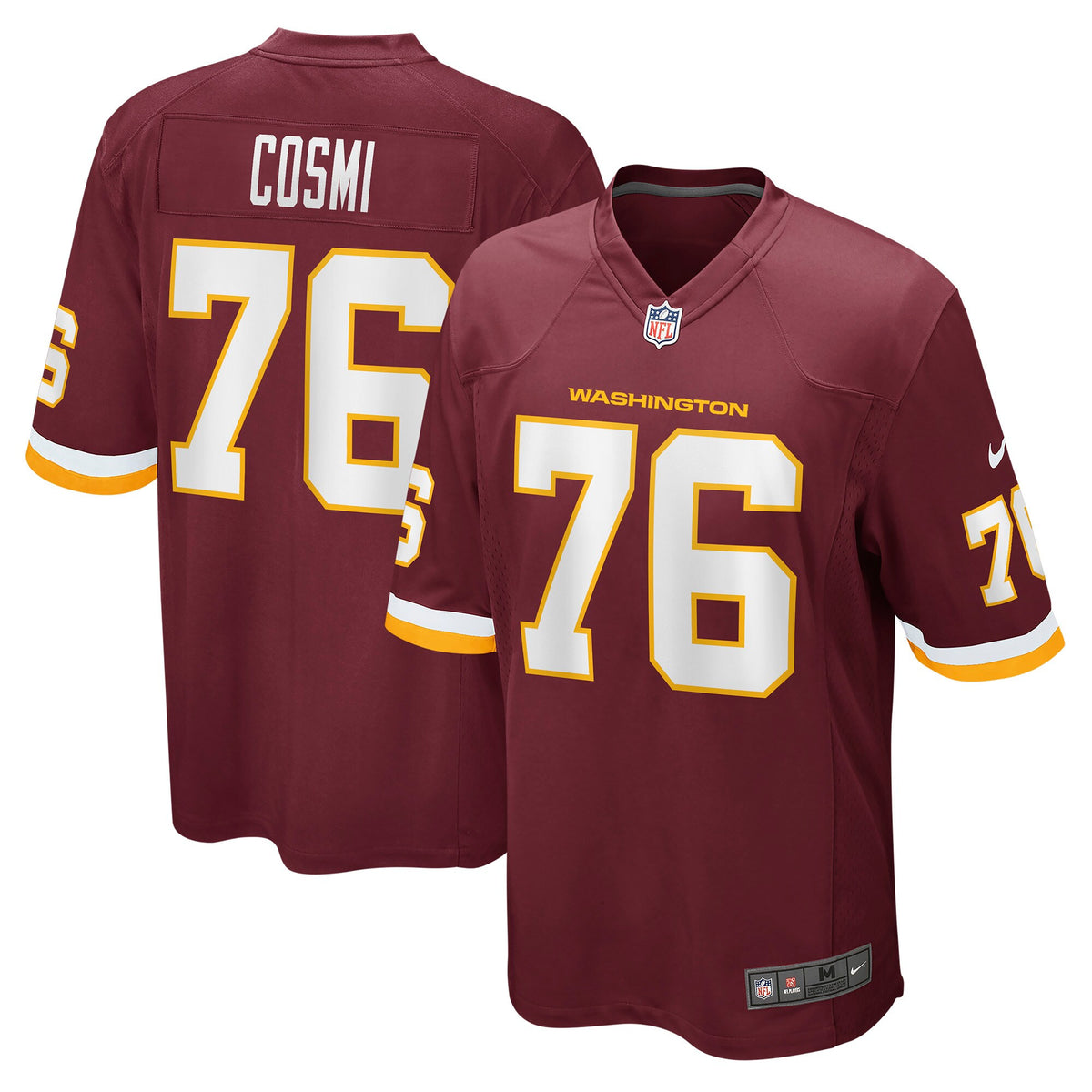 Sam Cosmi Washington Washington Commanders burgundy jersey