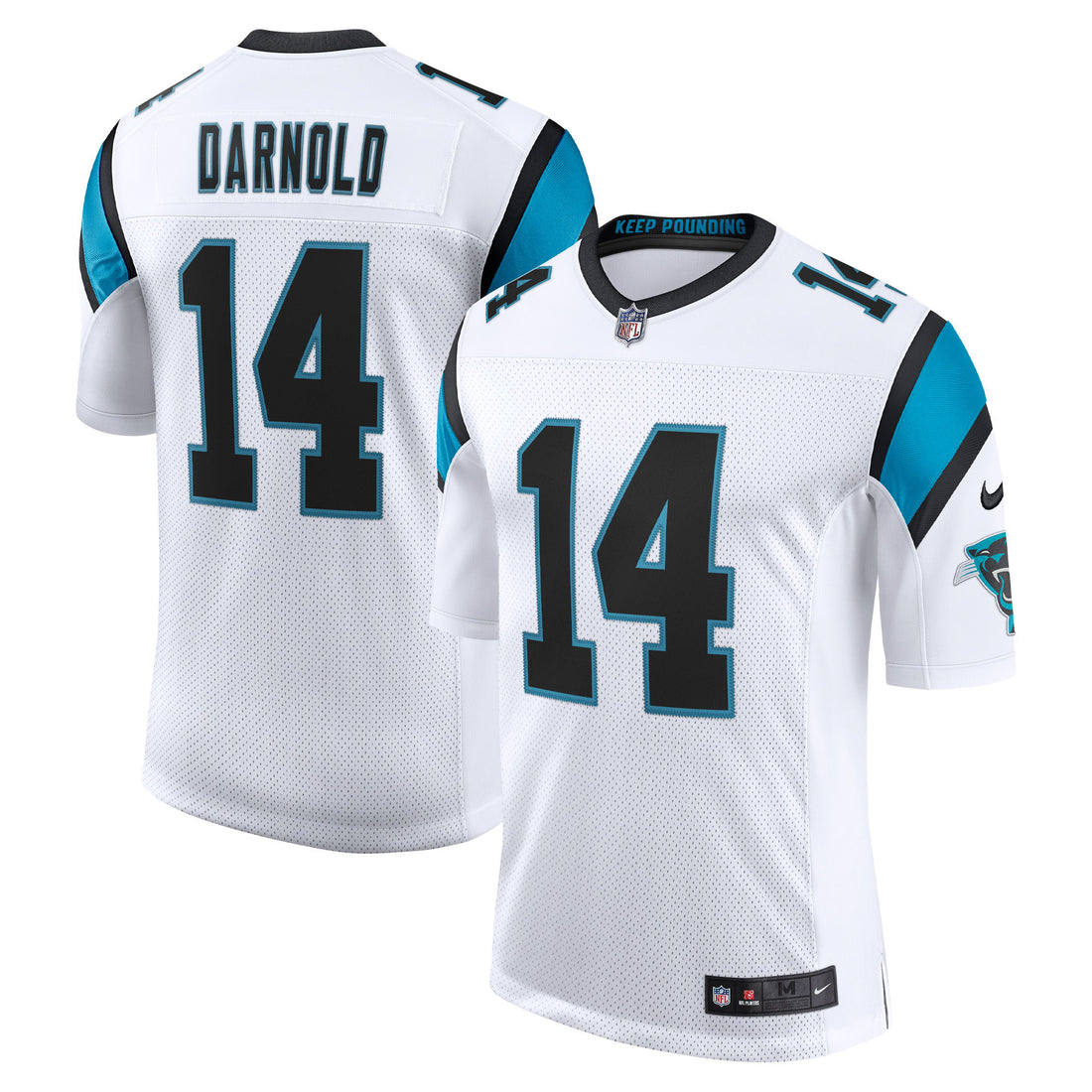 Sam Darnold Carolina Panthers white Vapor jersey