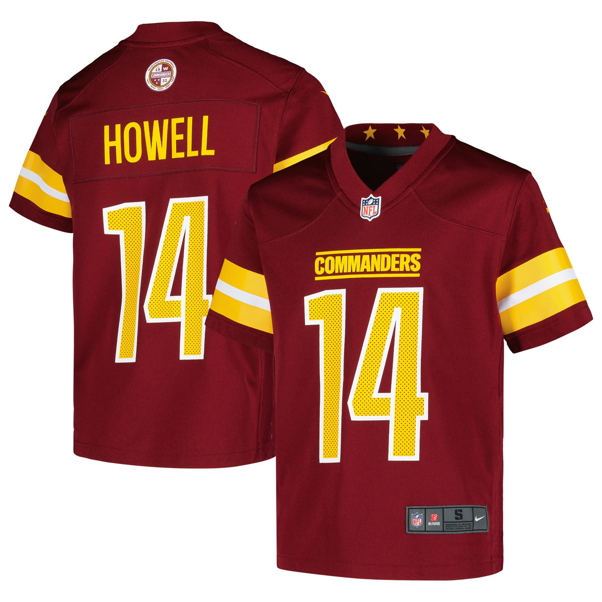 Sam Howell Washington Commanders burgundy jersey