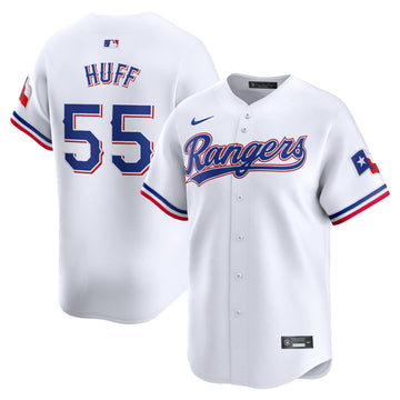 Sam Huff Texas Rangers white Limited jersey