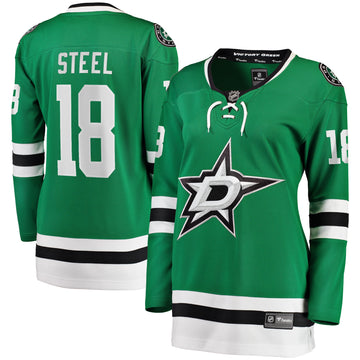 Sam Steel Dallas Stars green Home jersey