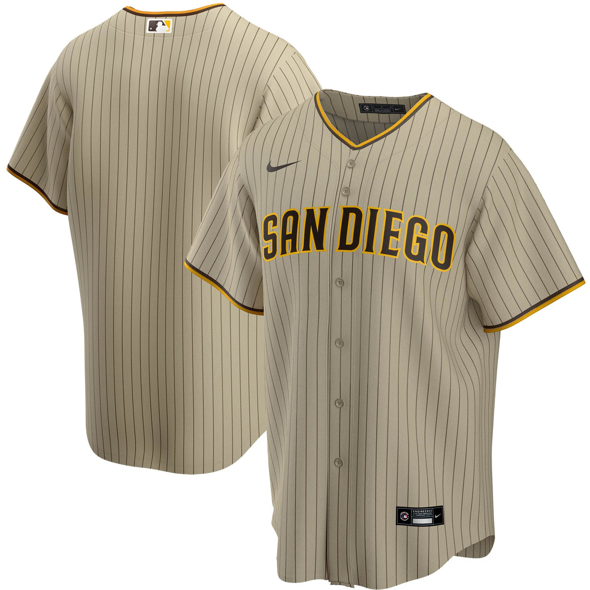 San Diego Padres tan Alternate jersey