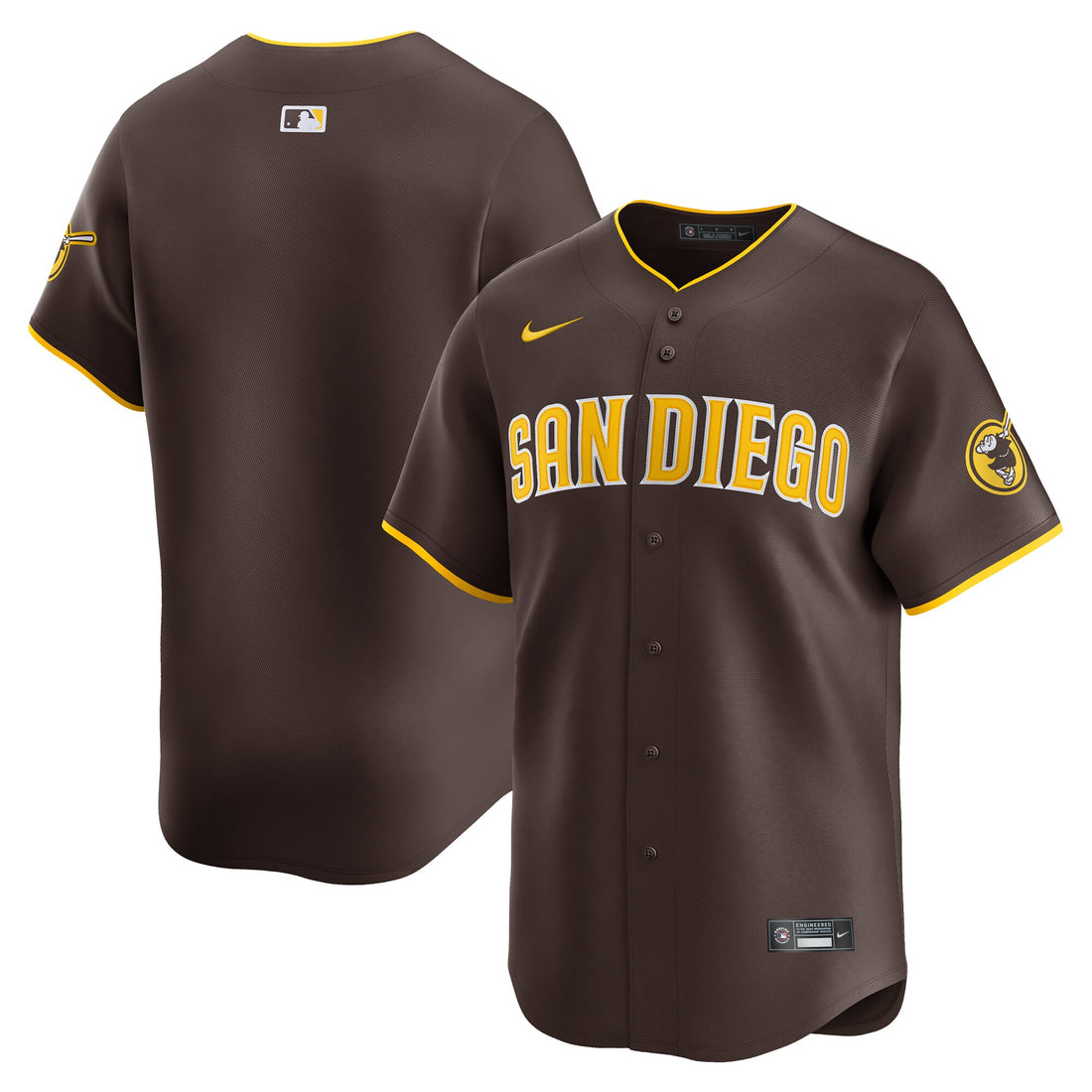 San Diego Padres brown Limited jersey
