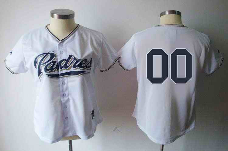 Custom San Diego Padres white jersey
