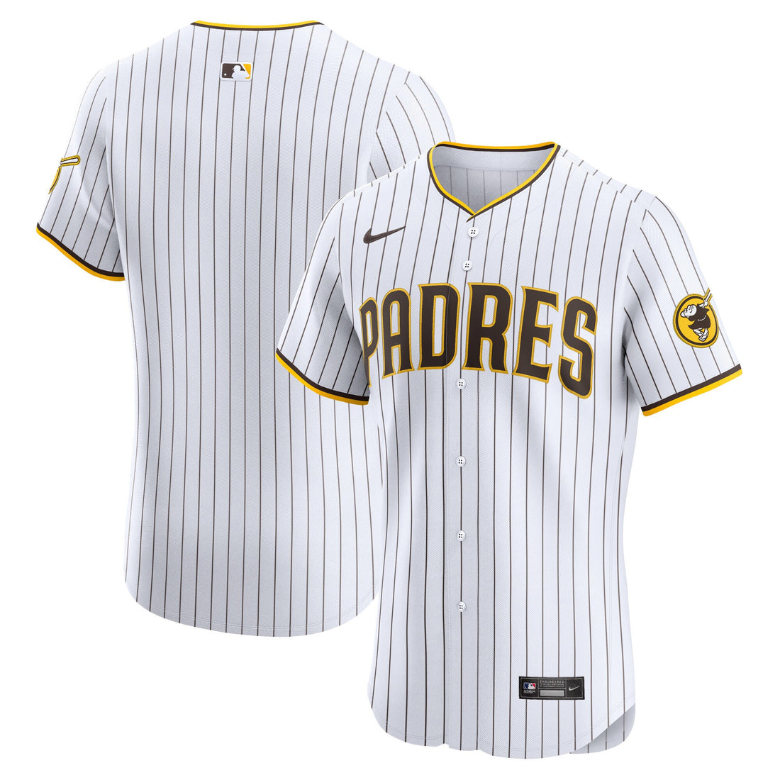 San Diego Padres white Elite jersey