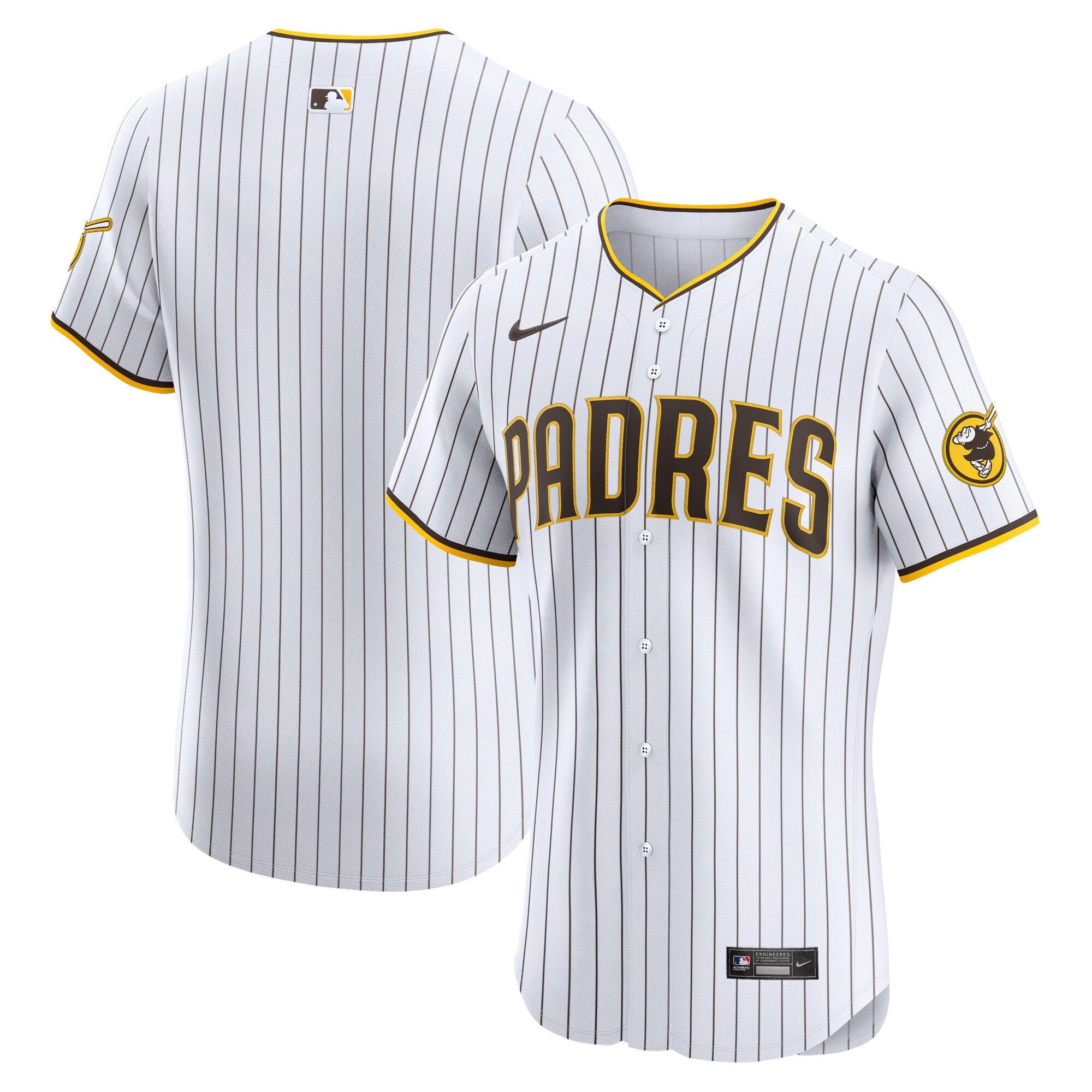 San Diego Padres white Elite jersey