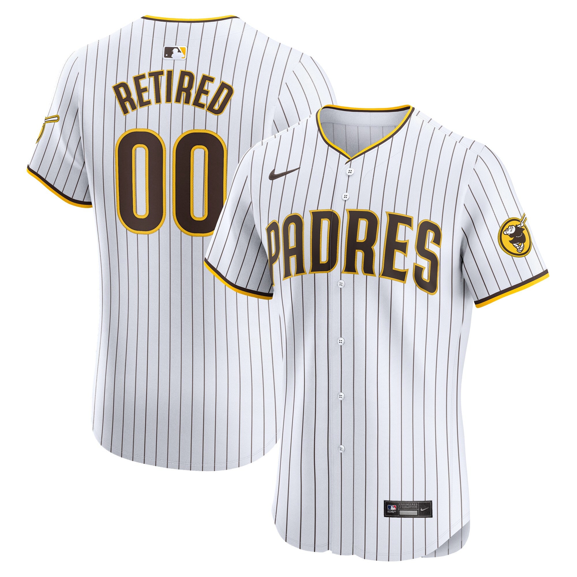 San Diego Padres white Elite jersey