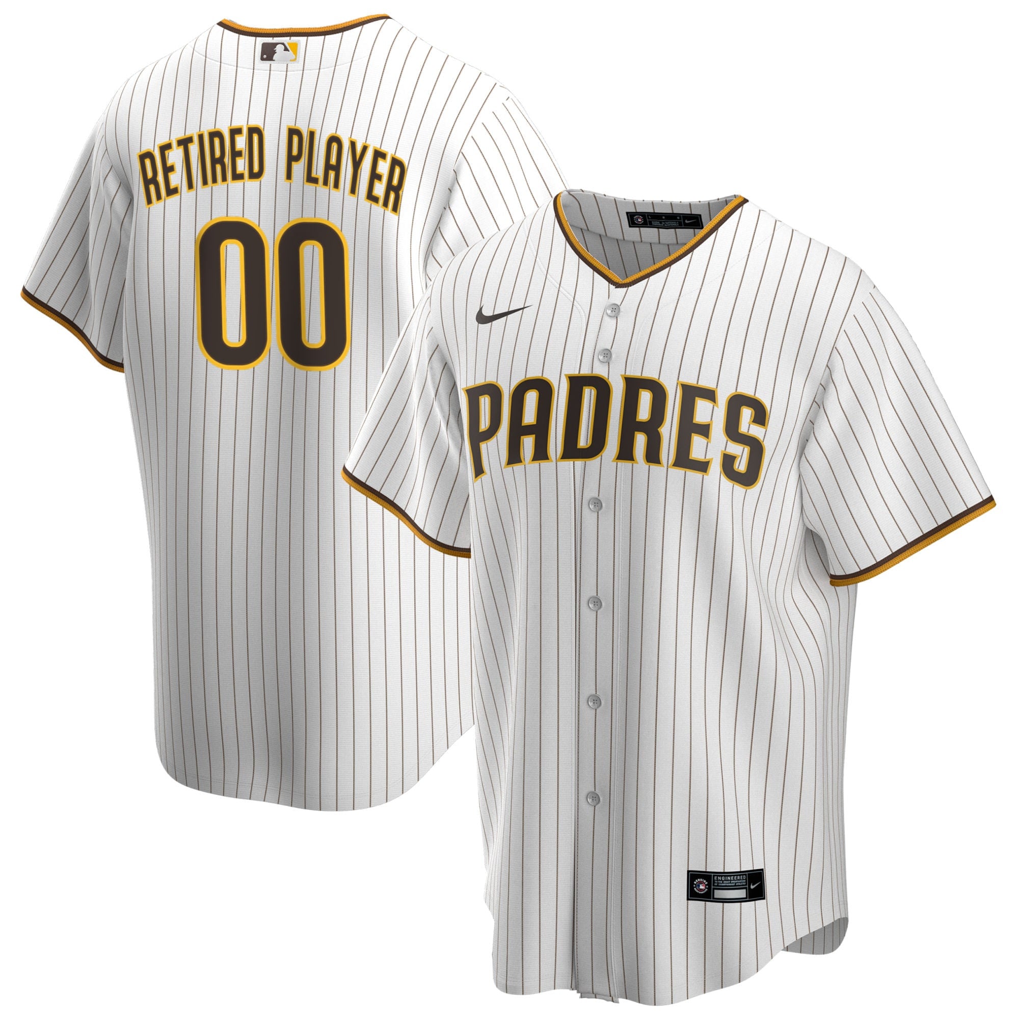 San Diego Padres white Home jersey