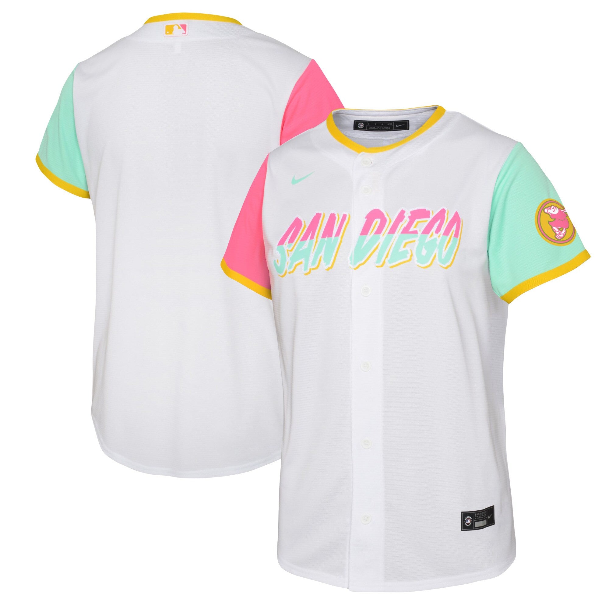 San Diego Padres white City Connect jersey