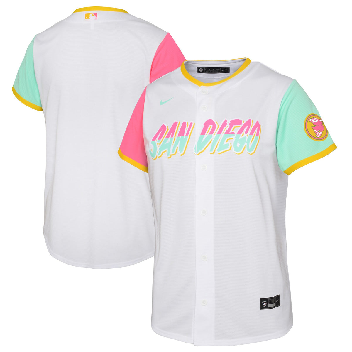 Preschool San Diego Padres white City Connect jersey