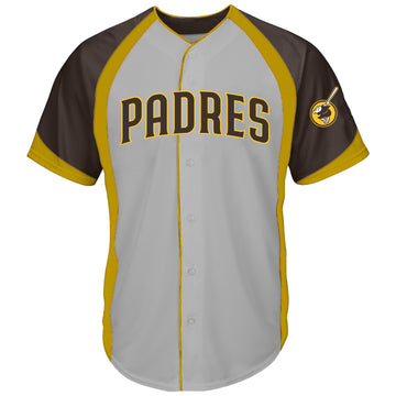 Profile Colorblock San Diego Padres gray Fashion jersey