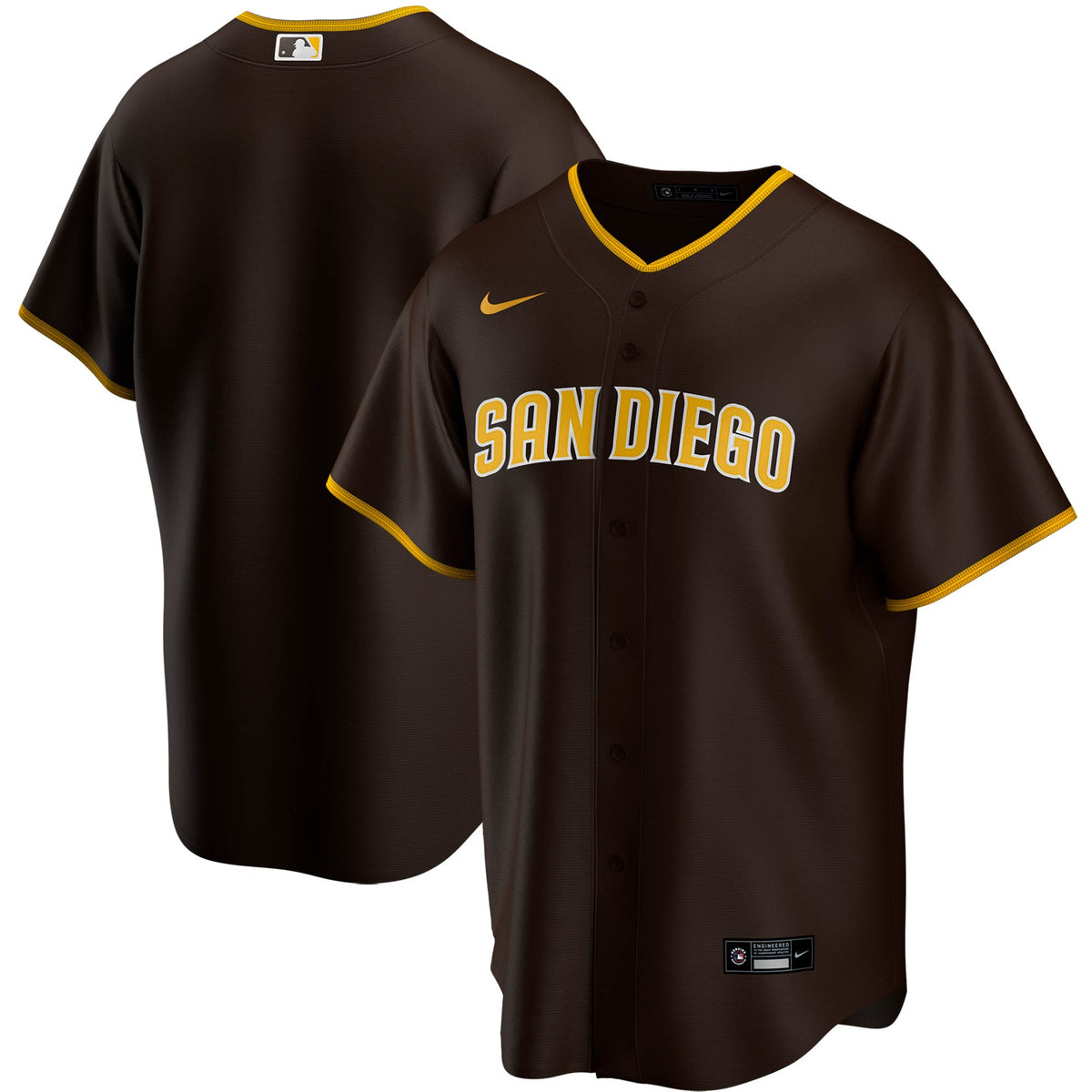 San Diego Padres brown Road jersey