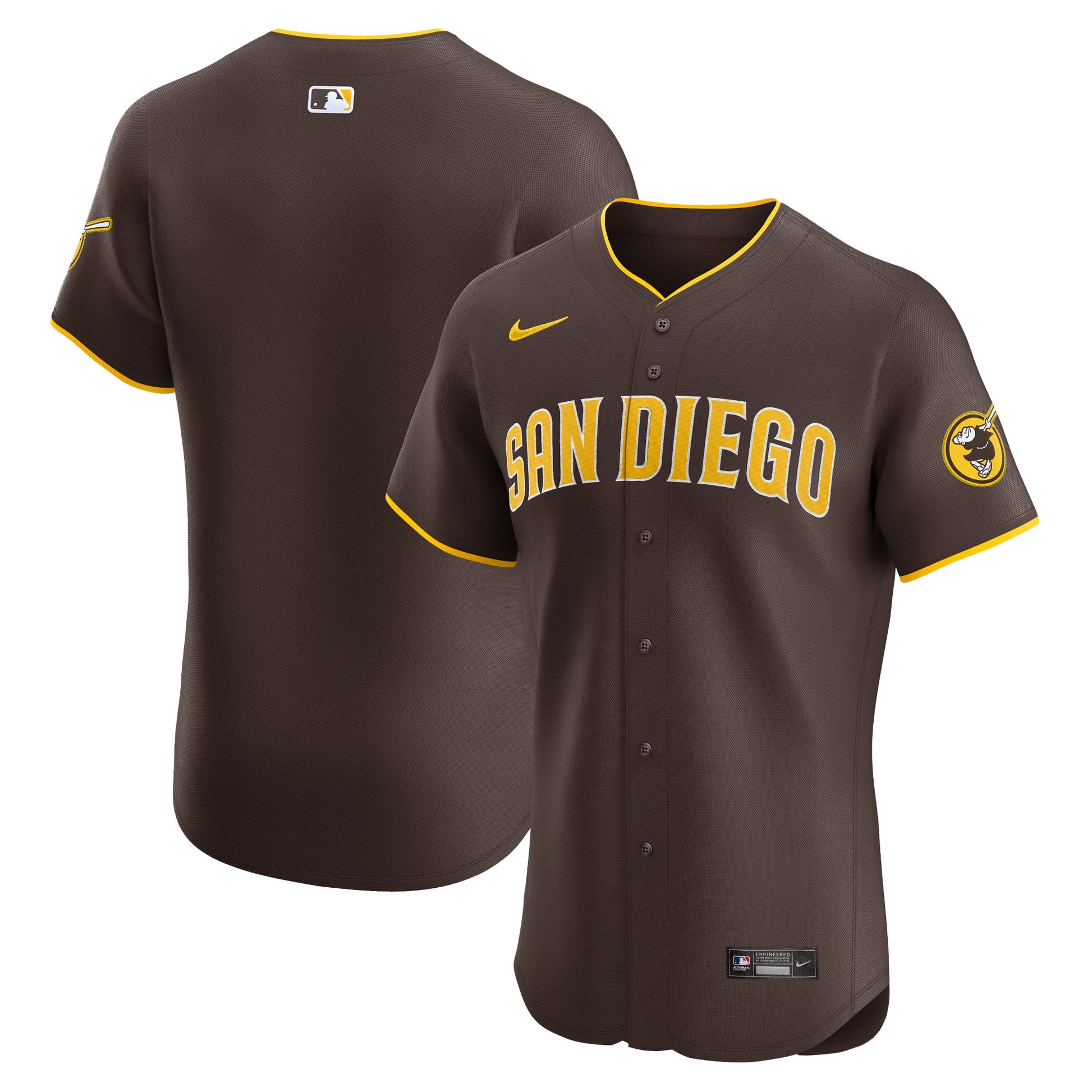San Diego Padres brown Vapor jersey