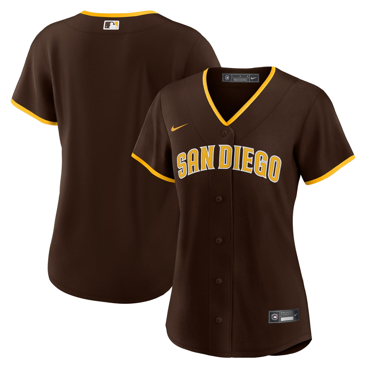 San Diego Padres brown Road jersey