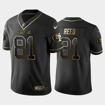 Jordan Reed San Francisco 49ers black Vapor jersey