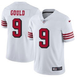 Robbie Gould San Francisco 49ers white Color Rush jersey