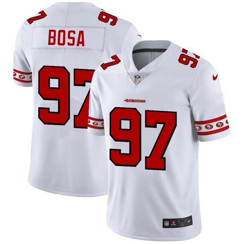 Nick Bosa San Francisco 49ers white Vapor jersey