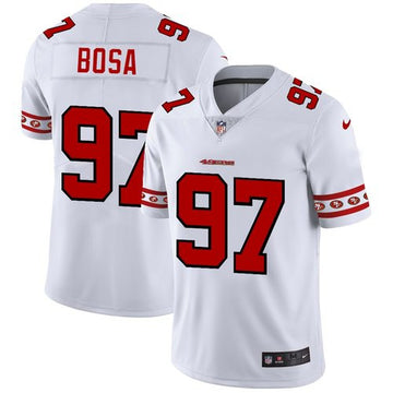 Nick Bosa San Francisco 49ers white Vapor jersey