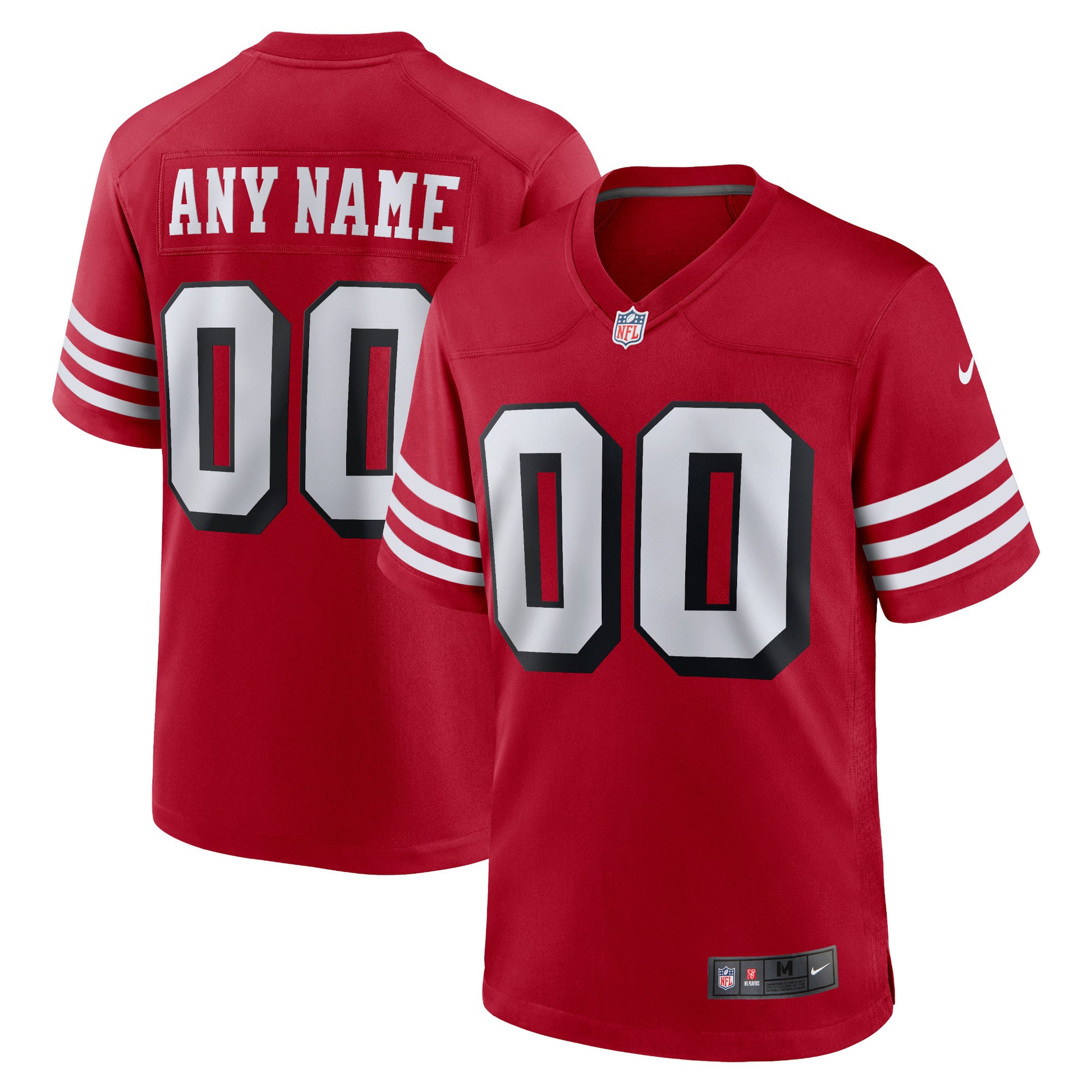 San Francisco 49ers scarlet Alternate jersey