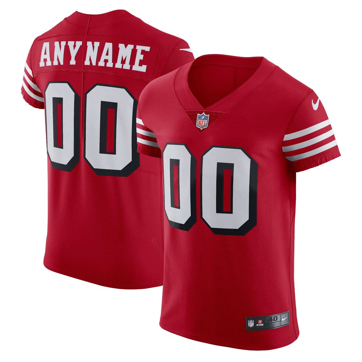 San Francisco 49ers scarlet Vapor jersey