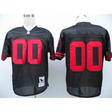 Custom San Francisco 49ers black jersey