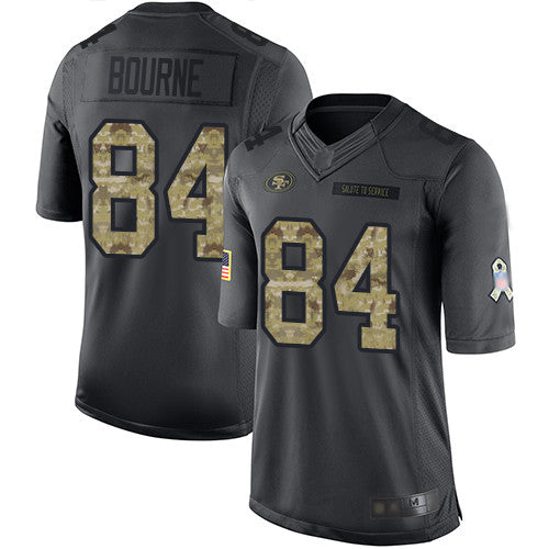 Kendrick Bourne San Francisco 49ers black Salute To Service jersey