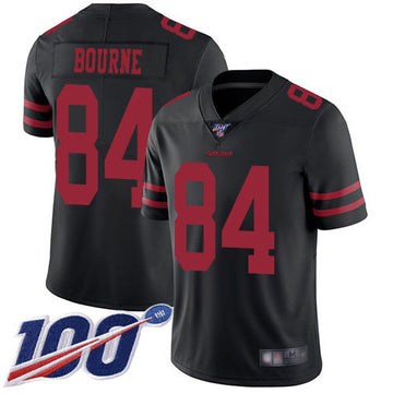 Kendrick Bourne San Francisco 49ers black Vapor jersey