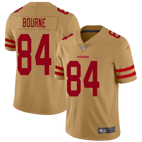 Kendrick Bourne San Francisco 49ers gold Inverted Legend jersey
