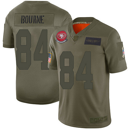 Kendrick Bourne San Francisco 49ers olive Salute To Service jersey