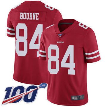 Kendrick Bourne San Francisco 49ers red Vapor jersey
