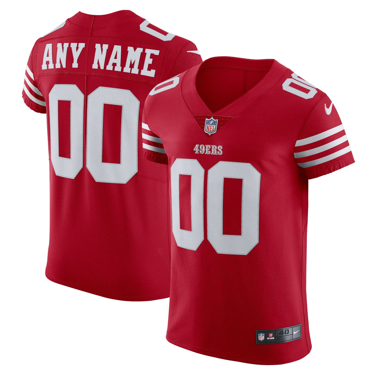 San Francisco 49ers scarlet Vapor jersey